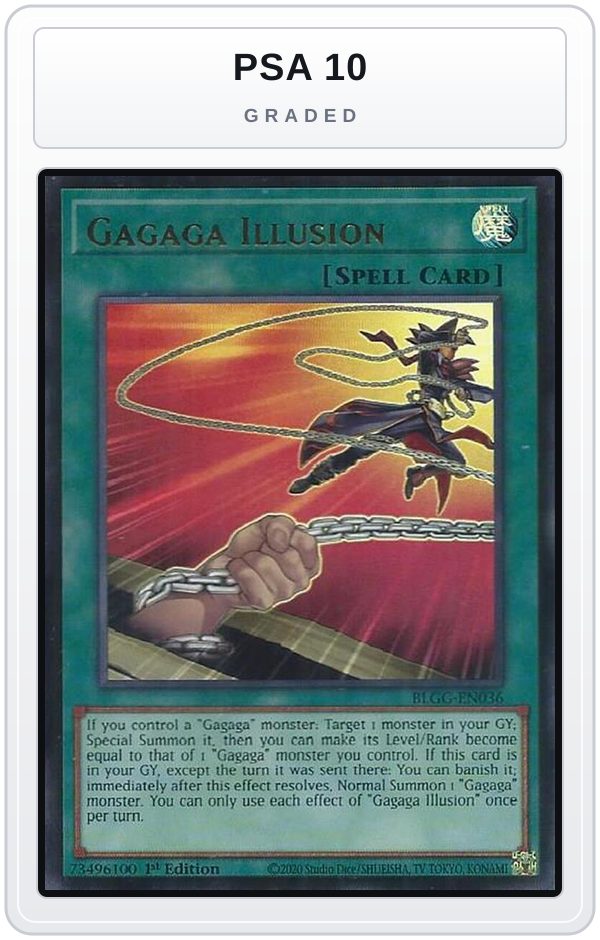 Graded - Gagaga Illusion — PSA 10 graded overlay