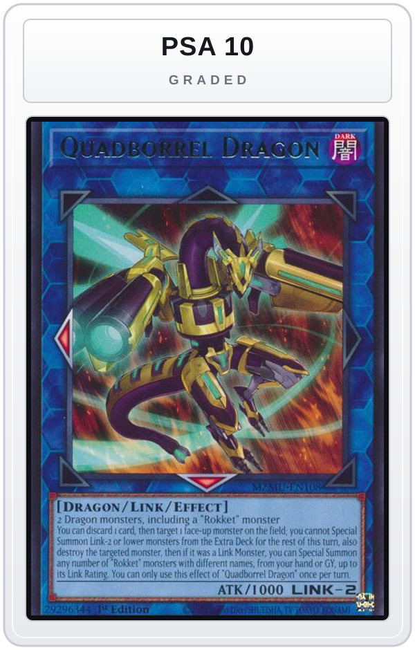 Graded - Quadborrel Dragon — PSA 10 graded overlay