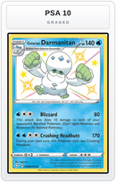 Graded - Galarian Darmanitan — PSA 10 graded overlay
