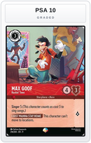 Graded - Max Goof - Rockin' Teen (Epic) — PSA 10 graded overlay