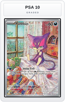 Graded - Purrloin - 136/086 — PSA 10 graded overlay