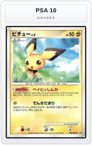 Graded - Pichu — PSA 10 graded overlay
