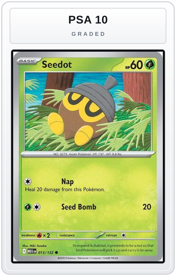 Graded - Seedot — PSA 10 graded overlay