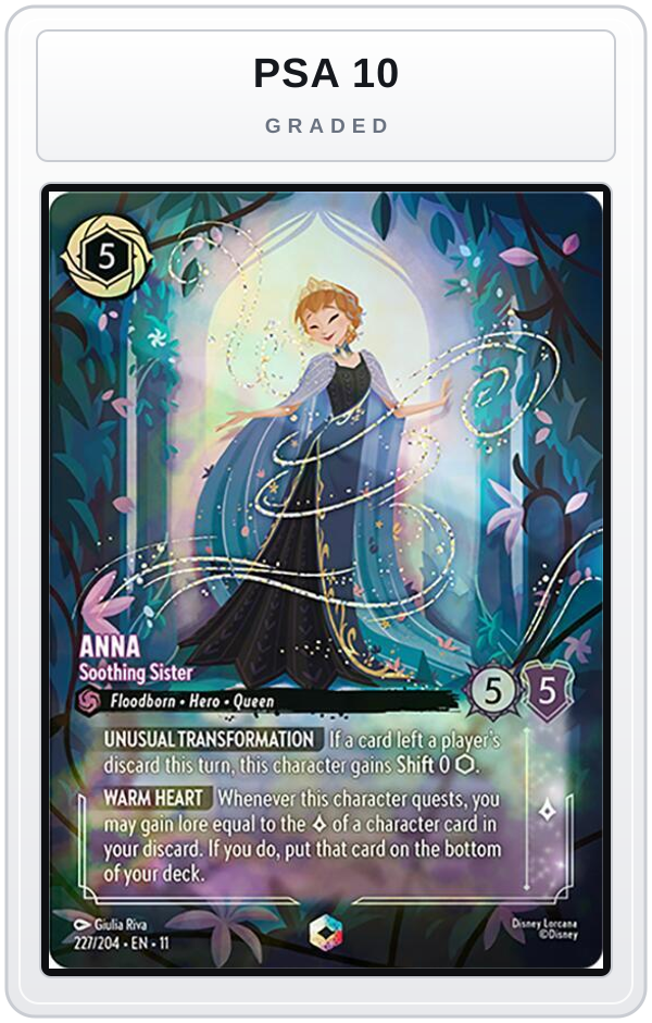 Graded - Anna - Soothing Sister (Enchanted) — PSA 10 graded overlay
