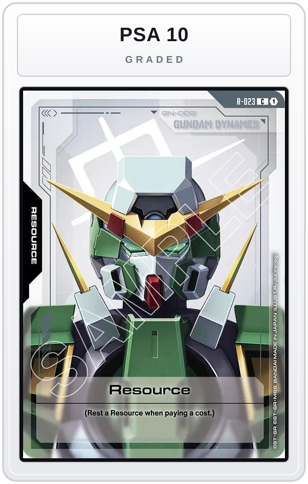 Graded - Resource (R-023) — PSA 10 graded overlay