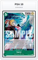 Graded - Sanji — PSA 10 graded overlay