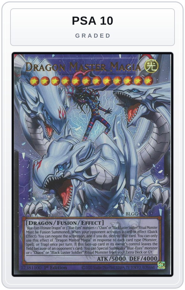 Graded - Dragon Master Magia — PSA 10 graded overlay