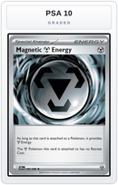 Graded - Magnetic Metal Energy - 085/086 (Non-Holo) — PSA 10 graded overlay