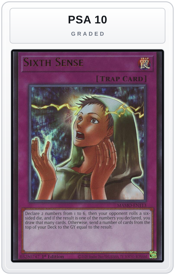 Graded - Sixth Sense — PSA 10 graded overlay