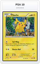 Graded - Pikachu - 6/12 — PSA 10 graded overlay