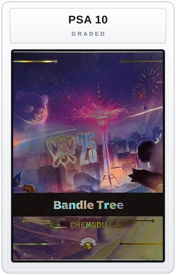 Graded - Bandle Tree — PSA 10 graded overlay