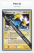 Graded - Manectric ex - 2006 (Jason Klaczynski) — PSA 10 graded overlay