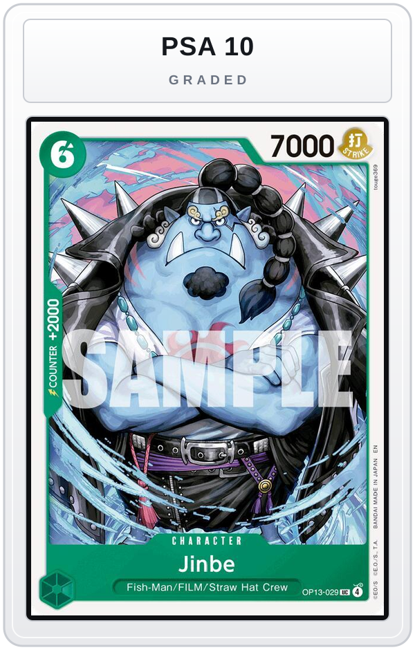 Graded - Jinbe — PSA 10 graded overlay