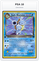 Graded - Dark Blastoise (20) — PSA 10 graded overlay