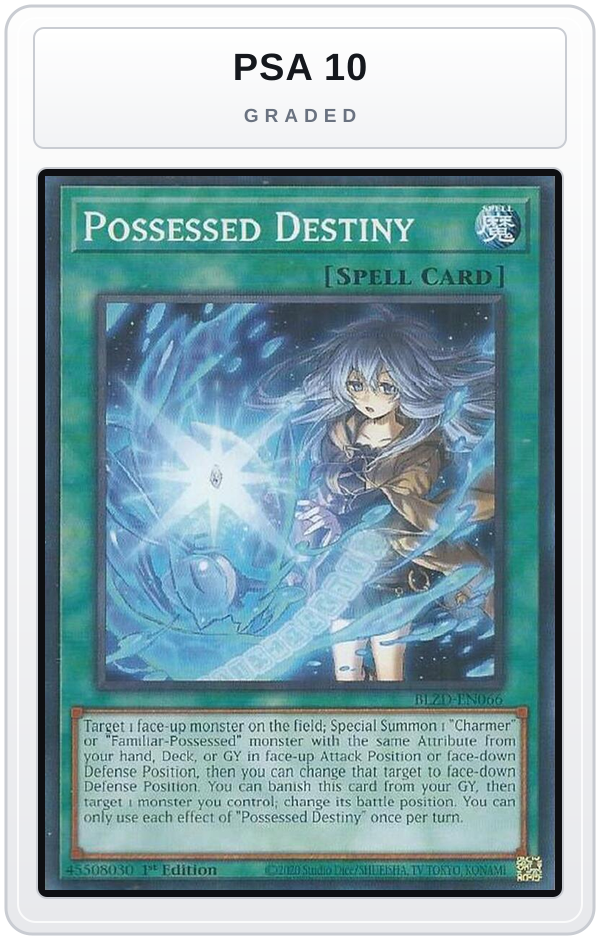Graded - Possessed Destiny — PSA 10 graded overlay