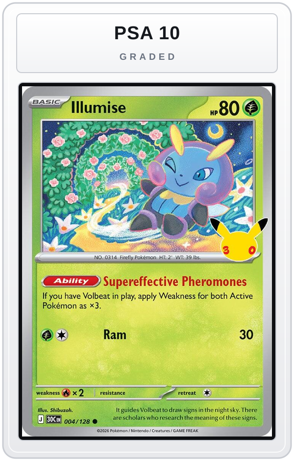 Graded - Illumise — PSA 10 graded overlay