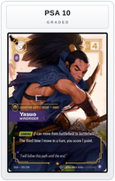 Graded - Yasuo - Windrider — PSA 10 graded overlay