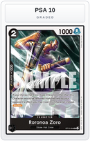 Graded - Roronoa Zoro (OP15-094) — PSA 10 graded overlay