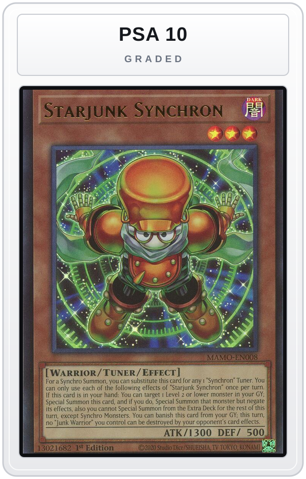 Graded - Starjunk Synchron — PSA 10 graded overlay