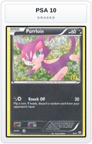 Graded - Purrloin - 9/12 — PSA 10 graded overlay