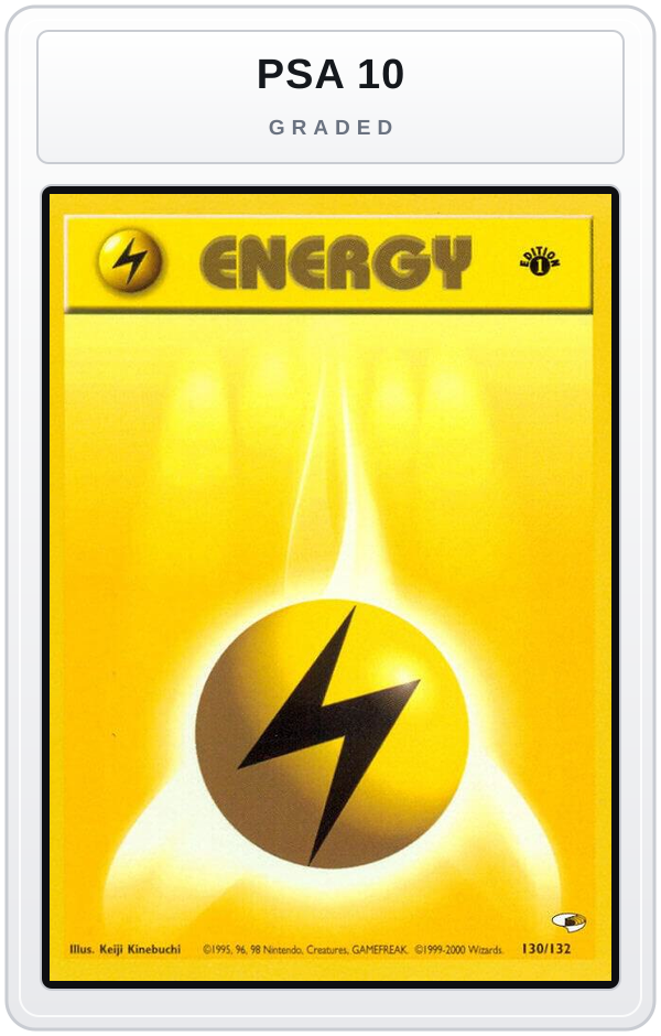 Graded - Lightning Energy — PSA 10 graded overlay