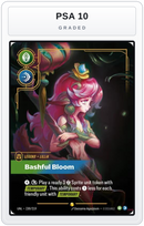Graded - Lillia - Bashful Bloom (Overnumbered) — PSA 10 graded overlay