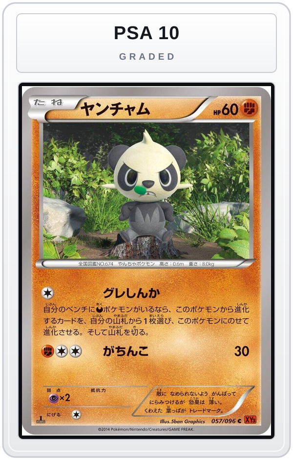 Graded - Pancham — PSA 10 graded overlay