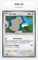 Graded - Snorlax — PSA 10 graded overlay