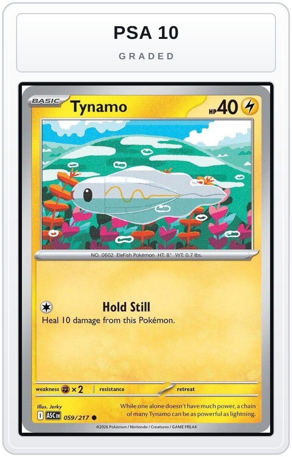 Graded - Tynamo — PSA 10 graded overlay