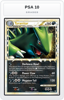 Graded - Tyranitar (Prime) — PSA 10 graded overlay