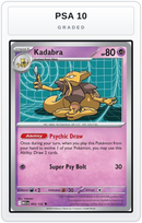 Graded - Kadabra — PSA 10 graded overlay