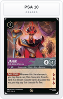 Graded - Jafar - High Sultan of Lorcana (Store Champion Participant) — PSA 10 graded overlay