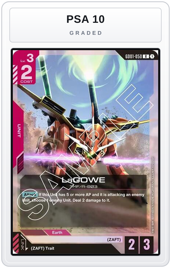 Graded - LaGOWE — PSA 10 graded overlay