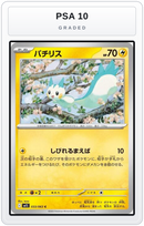 Graded - Pachirisu — PSA 10 graded overlay
