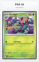 Graded - Accelgor — PSA 10 graded overlay