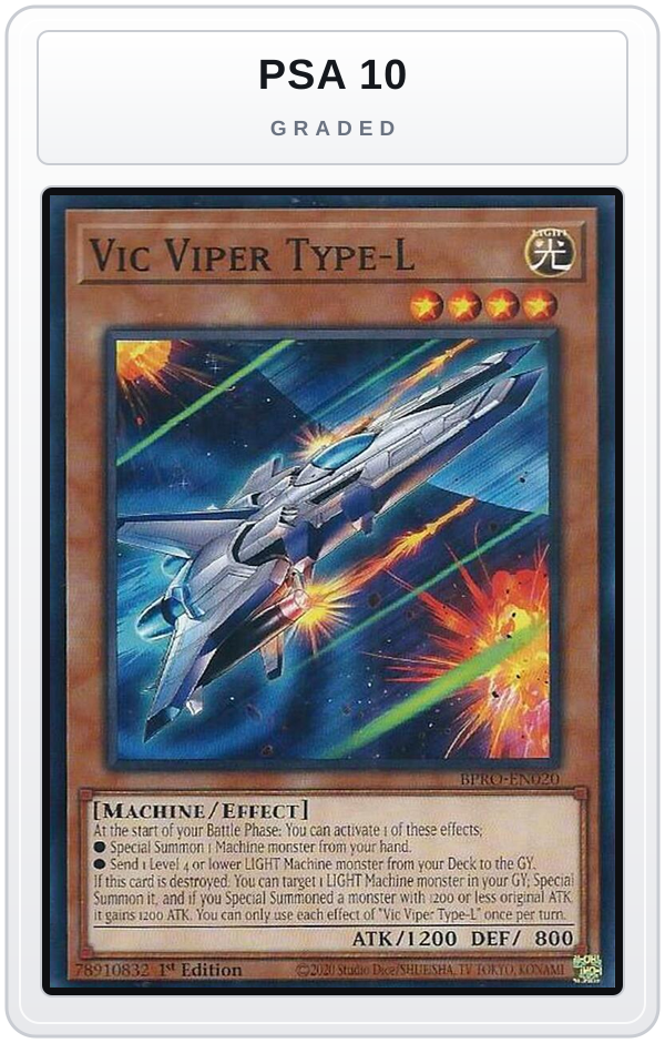 Graded - Vic Viper Type-L — PSA 10 graded overlay