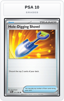 Graded - Hole-Digging Shovel — PSA 10 graded overlay