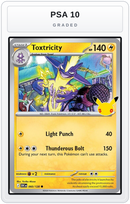Graded - Toxtricity - 060/128 — PSA 10 graded overlay