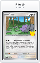 Graded - Ditto — PSA 10 graded overlay