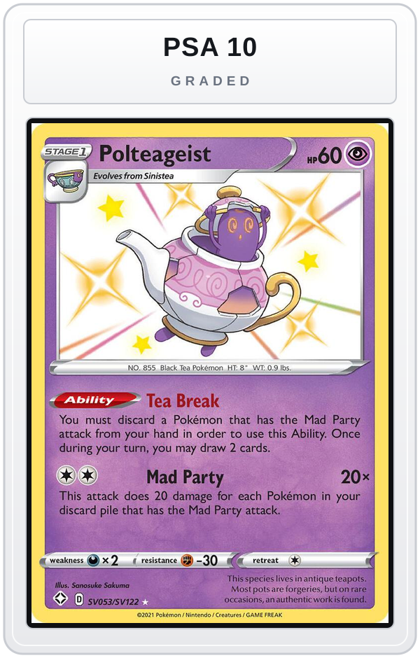 Graded - Polteageist — PSA 10 graded overlay