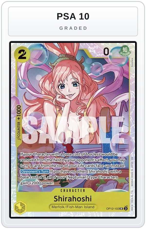 Graded - Shirahoshi — PSA 10 graded overlay