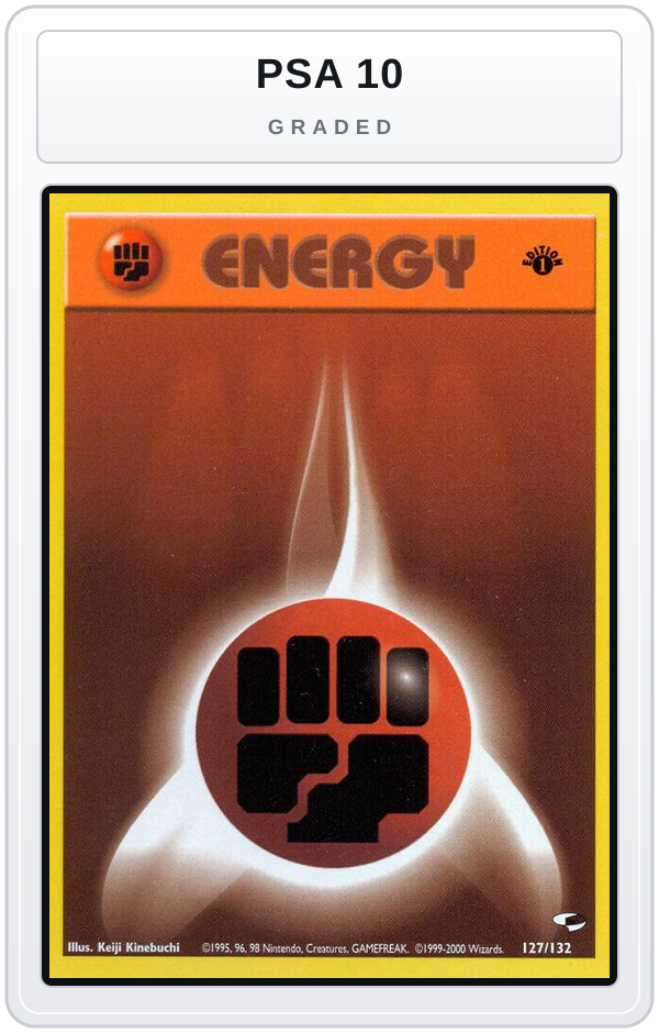 Graded - Fighting Energy — PSA 10 graded overlay
