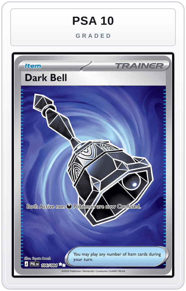 Graded - Dark Bell - 106/084 — PSA 10 graded overlay