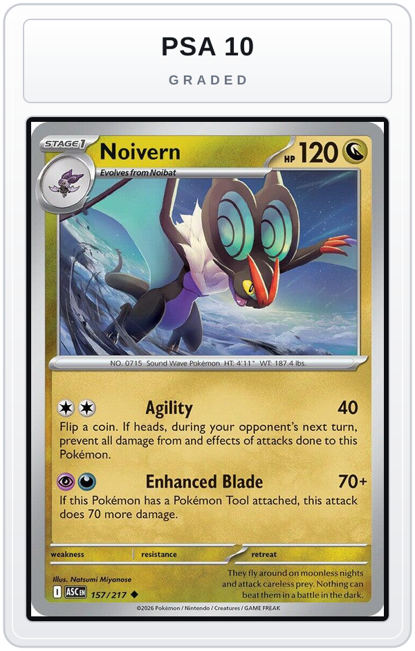 Graded - Noivern — PSA 10 graded overlay