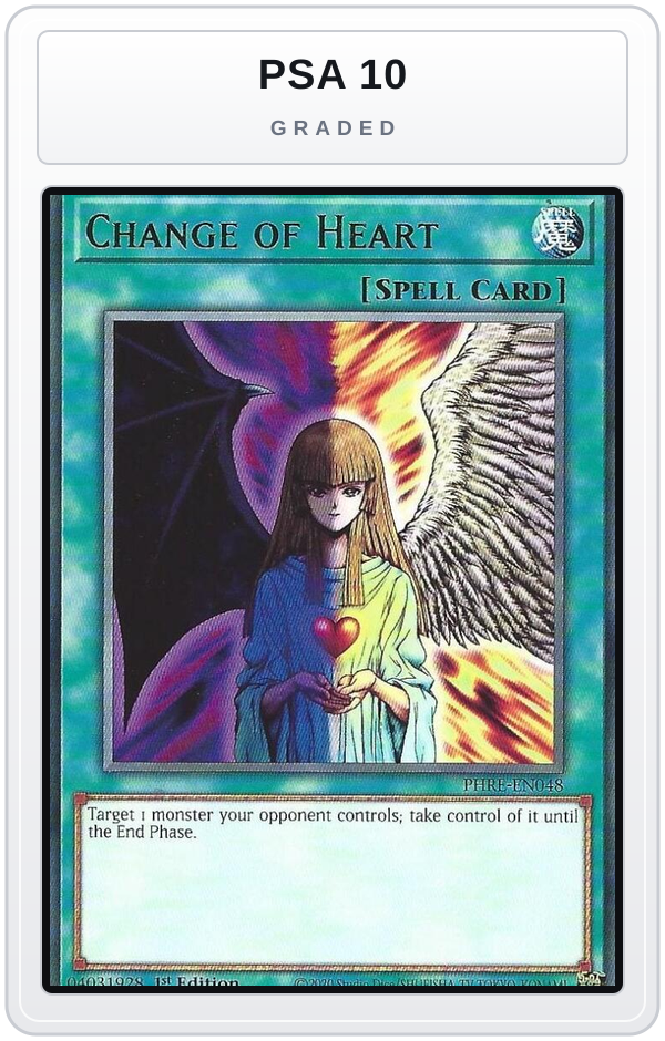 Graded - Change of Heart — PSA 10 graded overlay