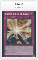 Graded - Exxod Fires of Rage — PSA 10 graded overlay
