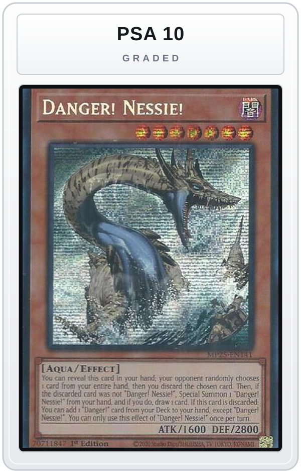 Graded - Danger! Nessie! — PSA 10 graded overlay