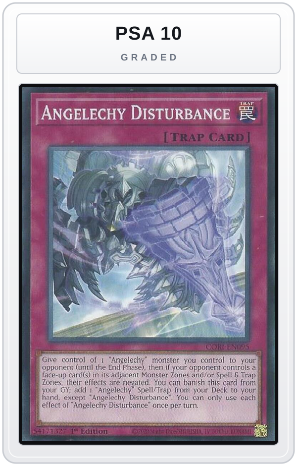 Graded - Angelechy Disturbance — PSA 10 graded overlay