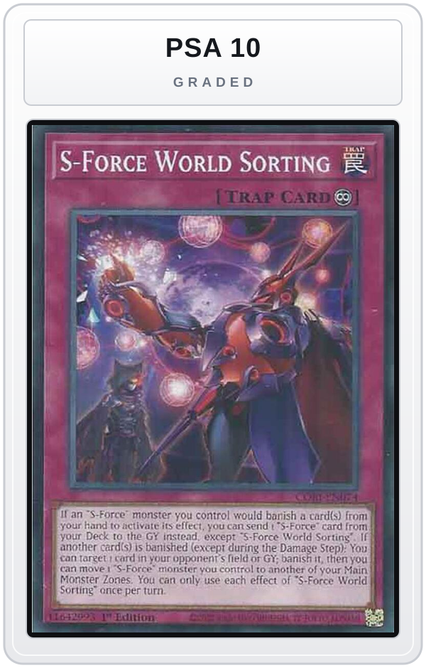 Graded - S-Force World Sorting — PSA 10 graded overlay