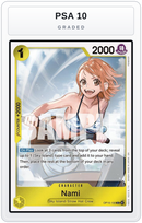 Graded - Nami (OP15-108) — PSA 10 graded overlay